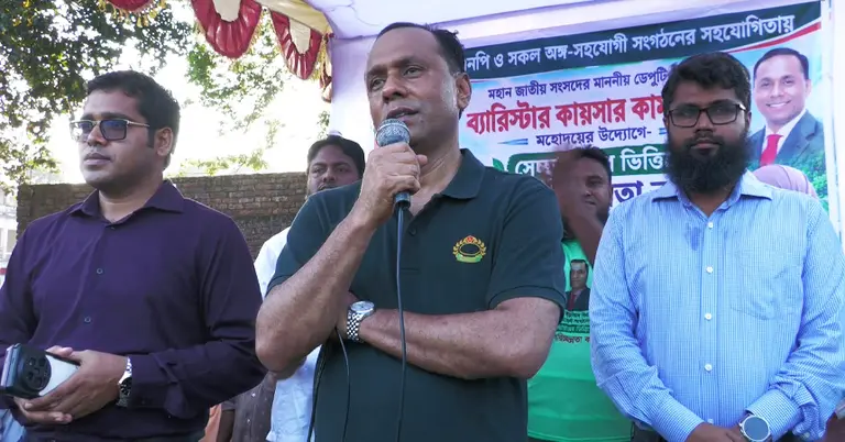 কথা বলেছেন ডেপুটি স্পিকার ব্যারিস্টার কায়সার কামাল